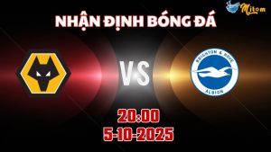 Nhận định Premier League Wolves vs Brighton 20h00 ngày 5/10